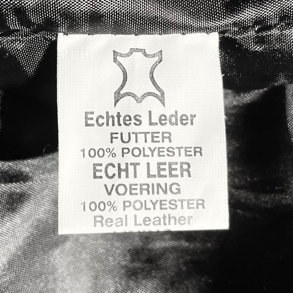 Men’s Infinity leather jacket - Picture 5 of 5